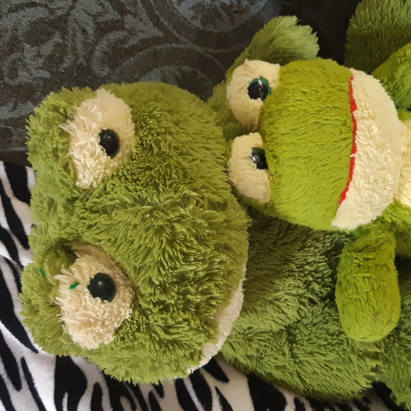 Frogs Stuffed Animals Plush toys Lot set Big And Small Duo - Picture 6 of 10